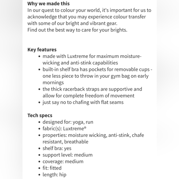 Lululemon Push Your Limits Tank - Picture 9 of 9